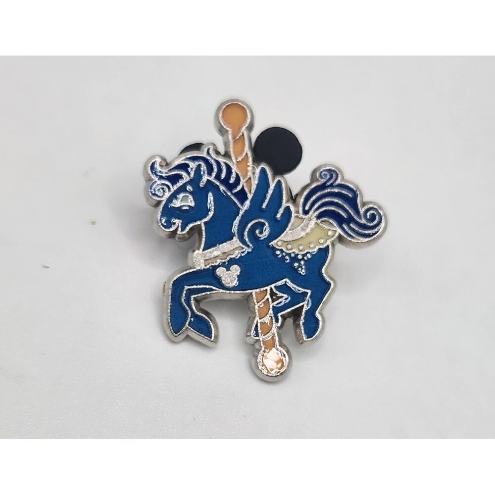 Disney Pin‎ Trading Fantasia Carousel Pegasus Blue Hidden Mickey 1 Of 6, 2017